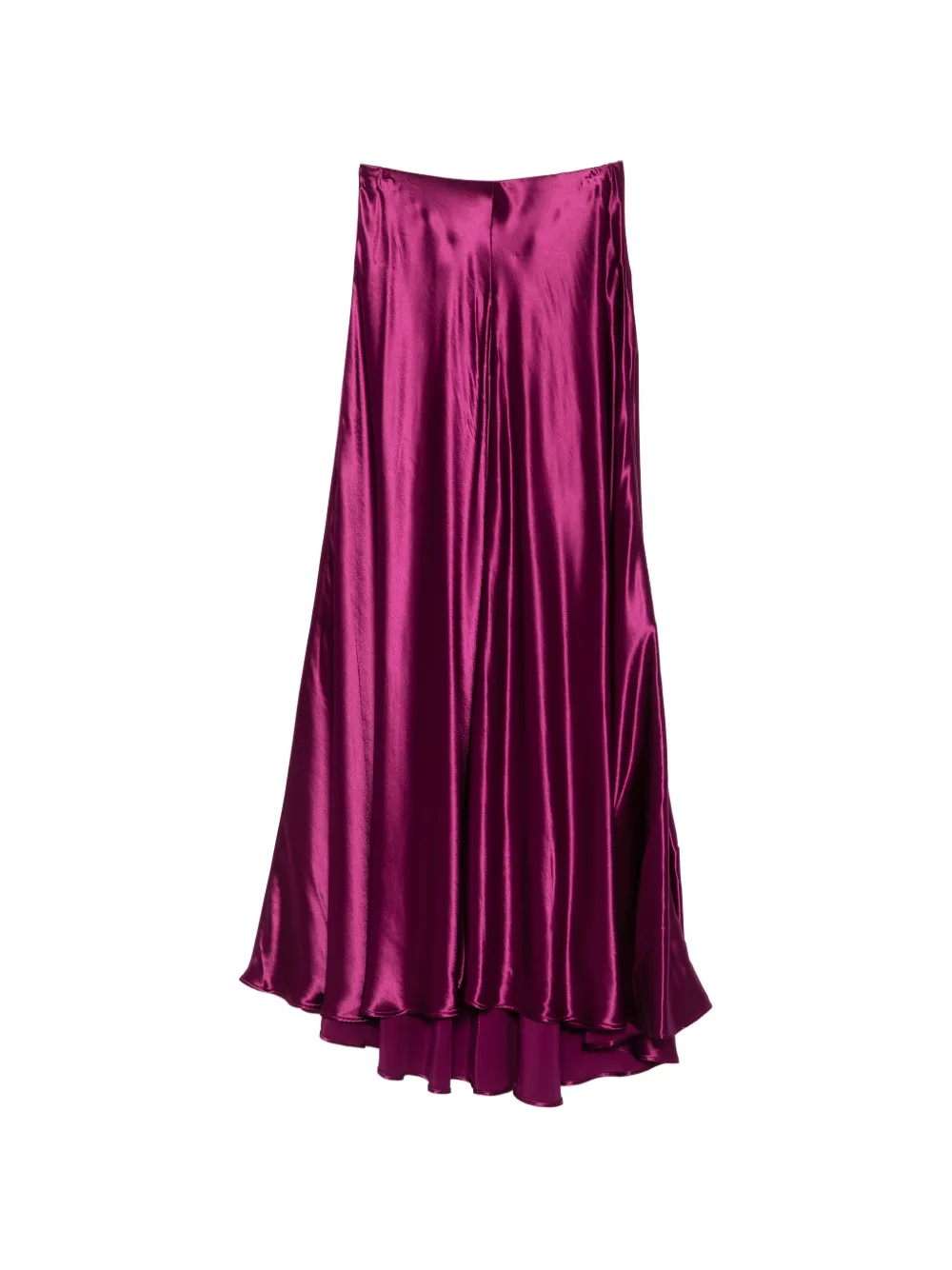 Alberta Ferretti Gonna lunga a vita alta - Viola