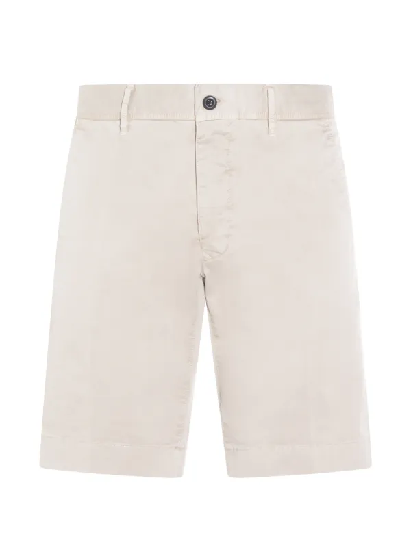 Incotex Belted-waist Shorts in Neutrals