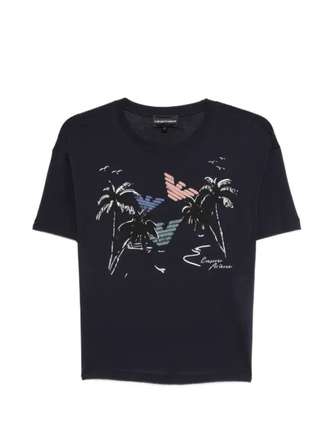Emporio Armani graphic-print T-shirt