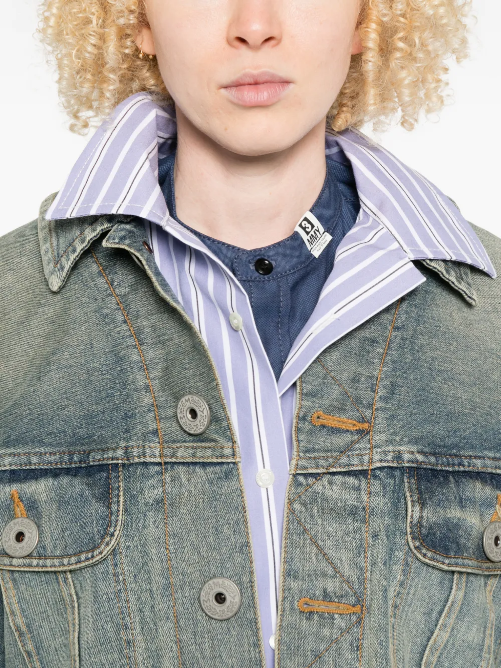 Maison MIHARA YASUHIRO Jas met knopen Blauw