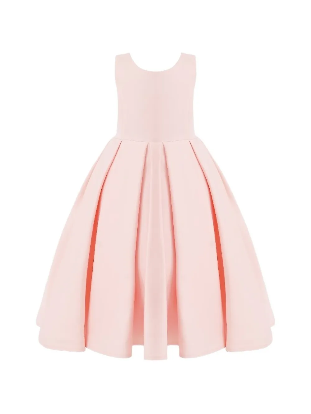 Tulleen bow-detail dress - Rosa