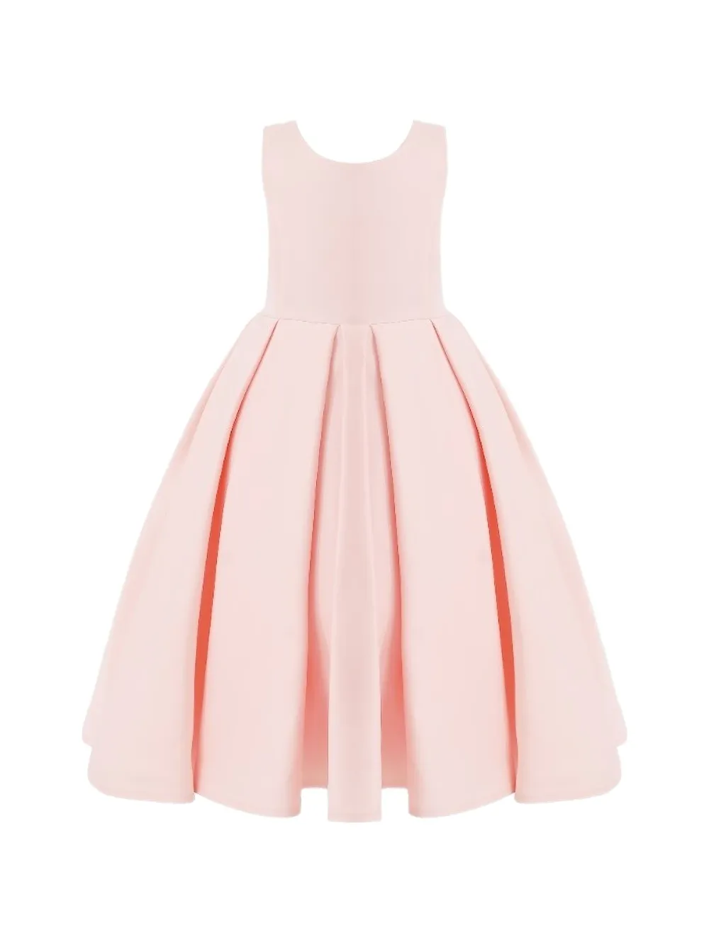 Tulleen bow-detail dress - Rosa