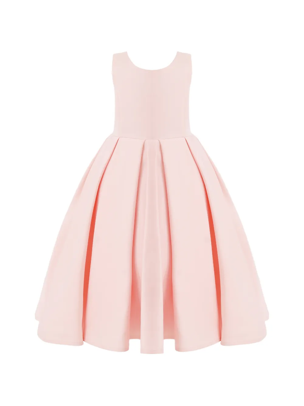 Tulleen bow-detail dress - Rosa