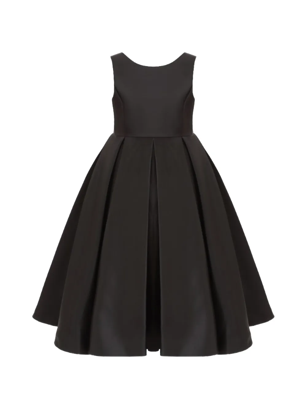 Tulleen bow-detail dress - Nero