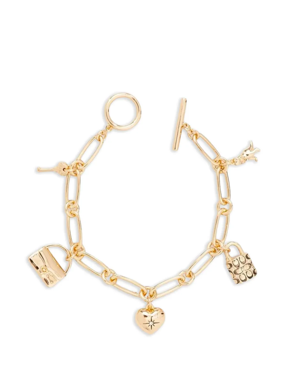 Coach Bracciale a catena Iconic Charm - Oro