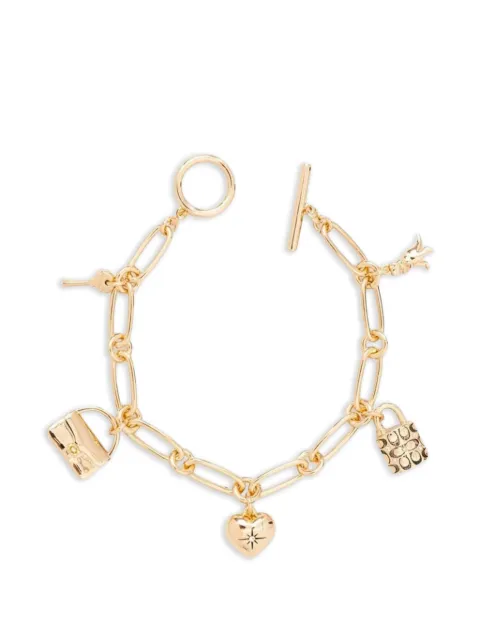 Coach  pulsera de cadena con dije Iconic