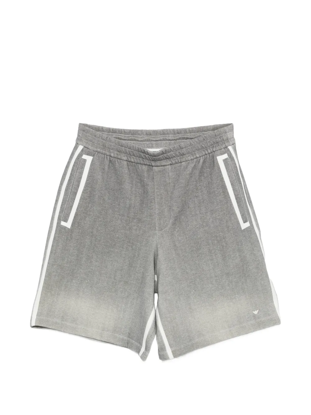 Emporio Armani side stripe shorts - Grigio