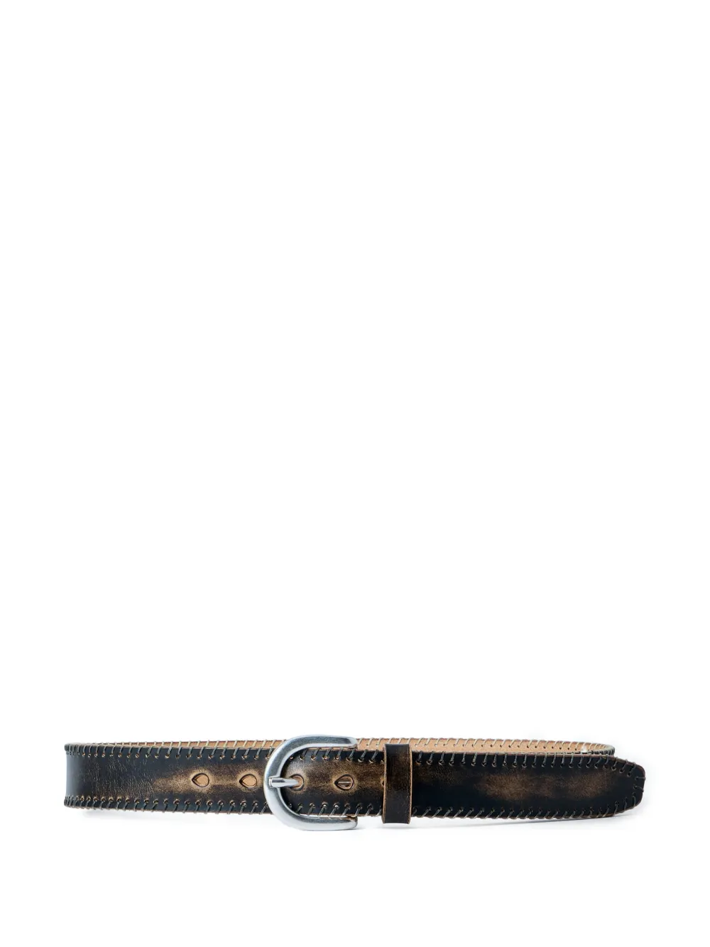 OUR LEGACY leather belt - Marrone