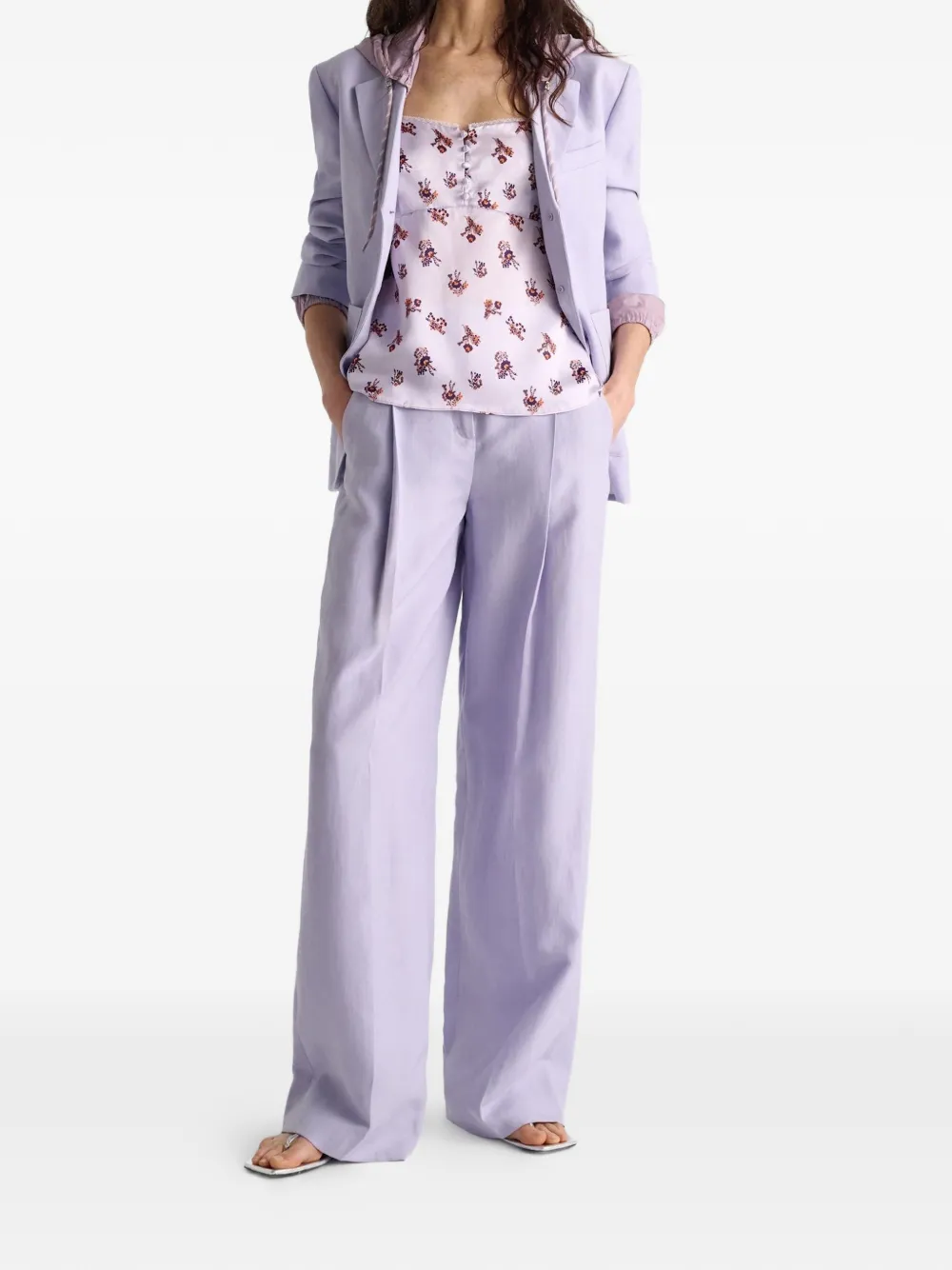 Dorothee Schumacher Shirt met bloemenprint Paars