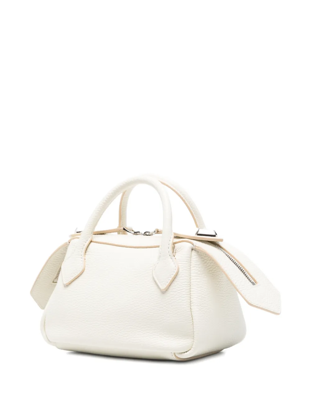  Minobossi Mini Alice Leather Tote Bag - Neutrals 