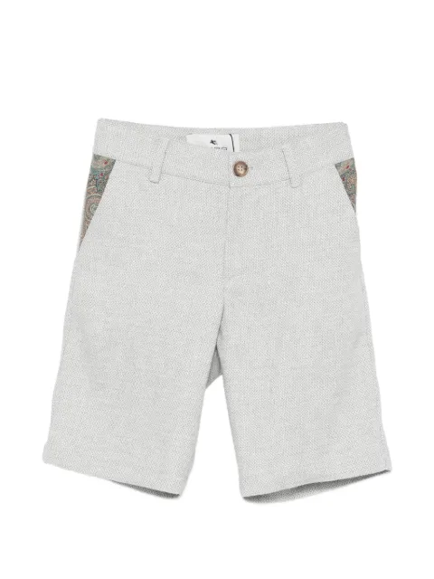 ETRO KIDS shorts con estampado de cachemira