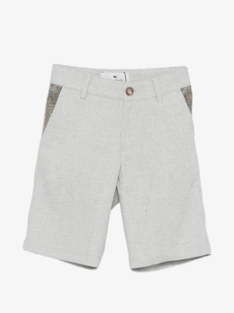 ETRO KIDS shorts con estampado de cachemira