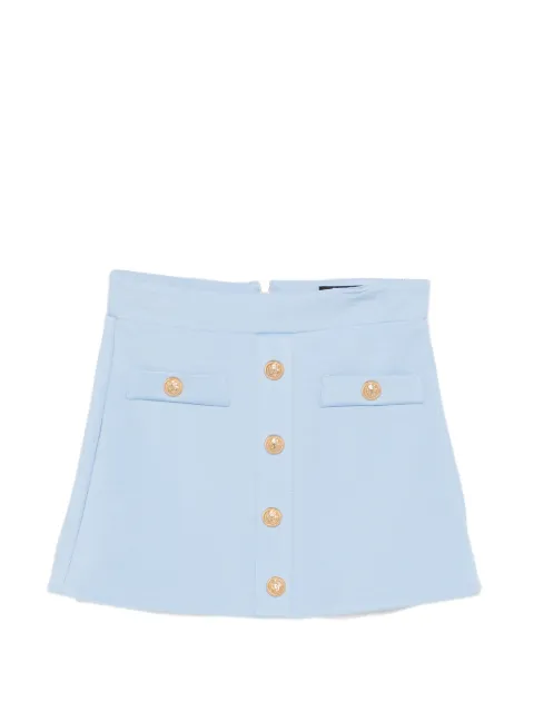 Balmain Kids button pocket mini skirt