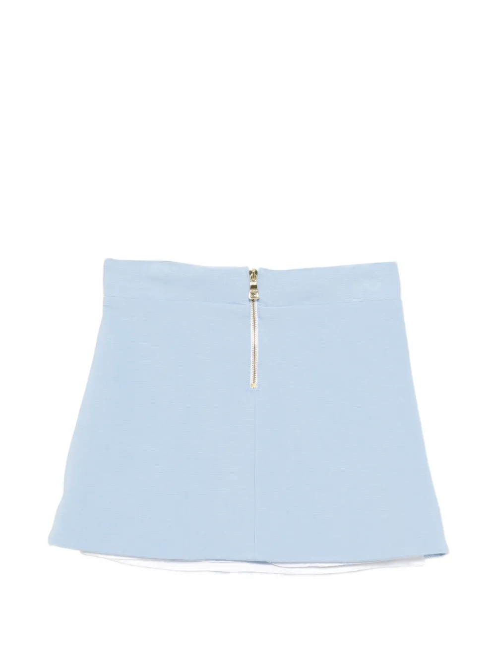 Balmain Kids Mini-rok met zak met knoop Blauw