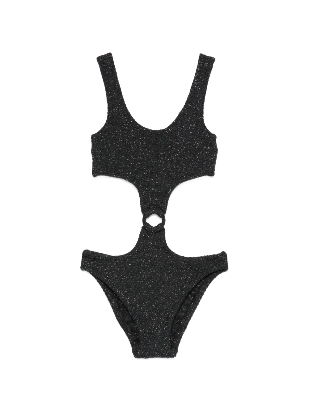 MC2 Saint Barth Kids Laurel cutout ring swimsuit - Nero
