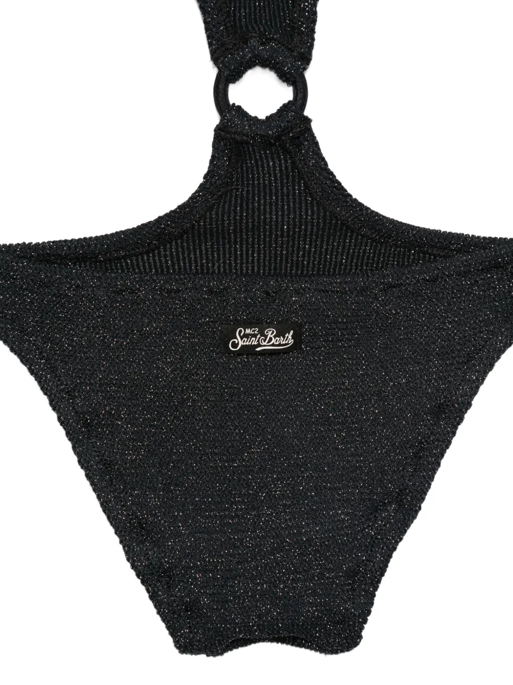  Mc2 Saint Barth Kids Laurel Cutout Ring Swimsuit - Black 