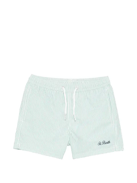 MC2 Saint Barth Kids striped drawstring swim shorts