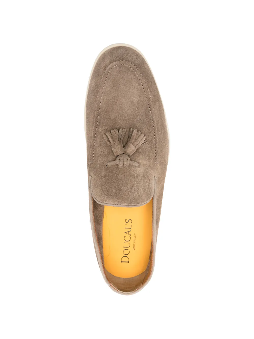 Doucal's tassel suede loafers Grijs