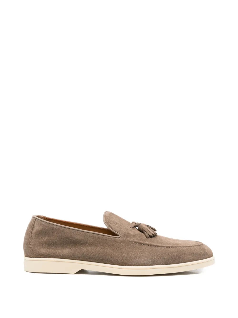 Doucal's tassel suede loafers - Grigio