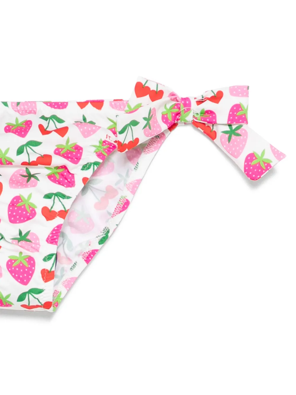 MC2 Saint Barth Kids Bikinislip met gestrikte zijkant Wit
