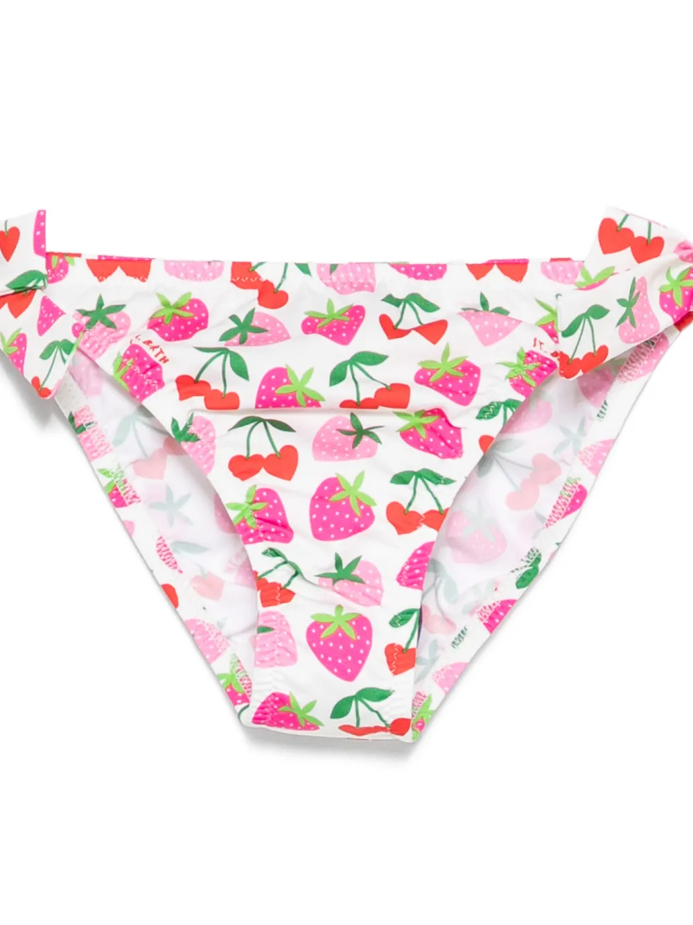 MC2 Saint Barth Kids Bikinislip met gestrikte zijkant Wit