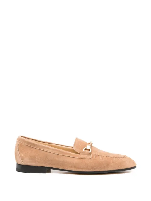 Doucal's suede hardware loafers