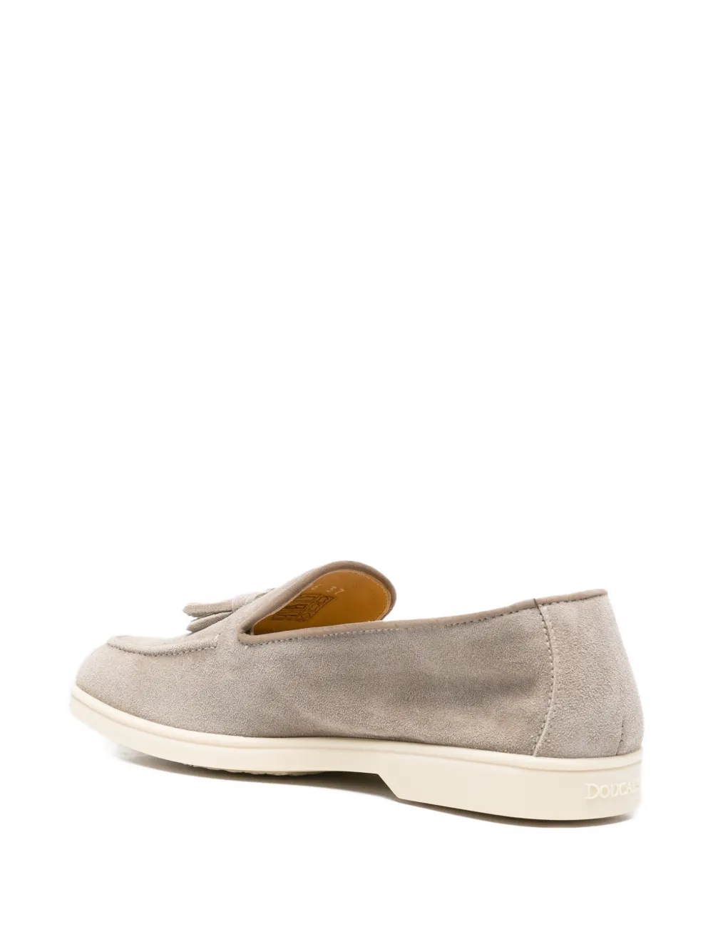 Doucal's tassel suede loafers Grijs