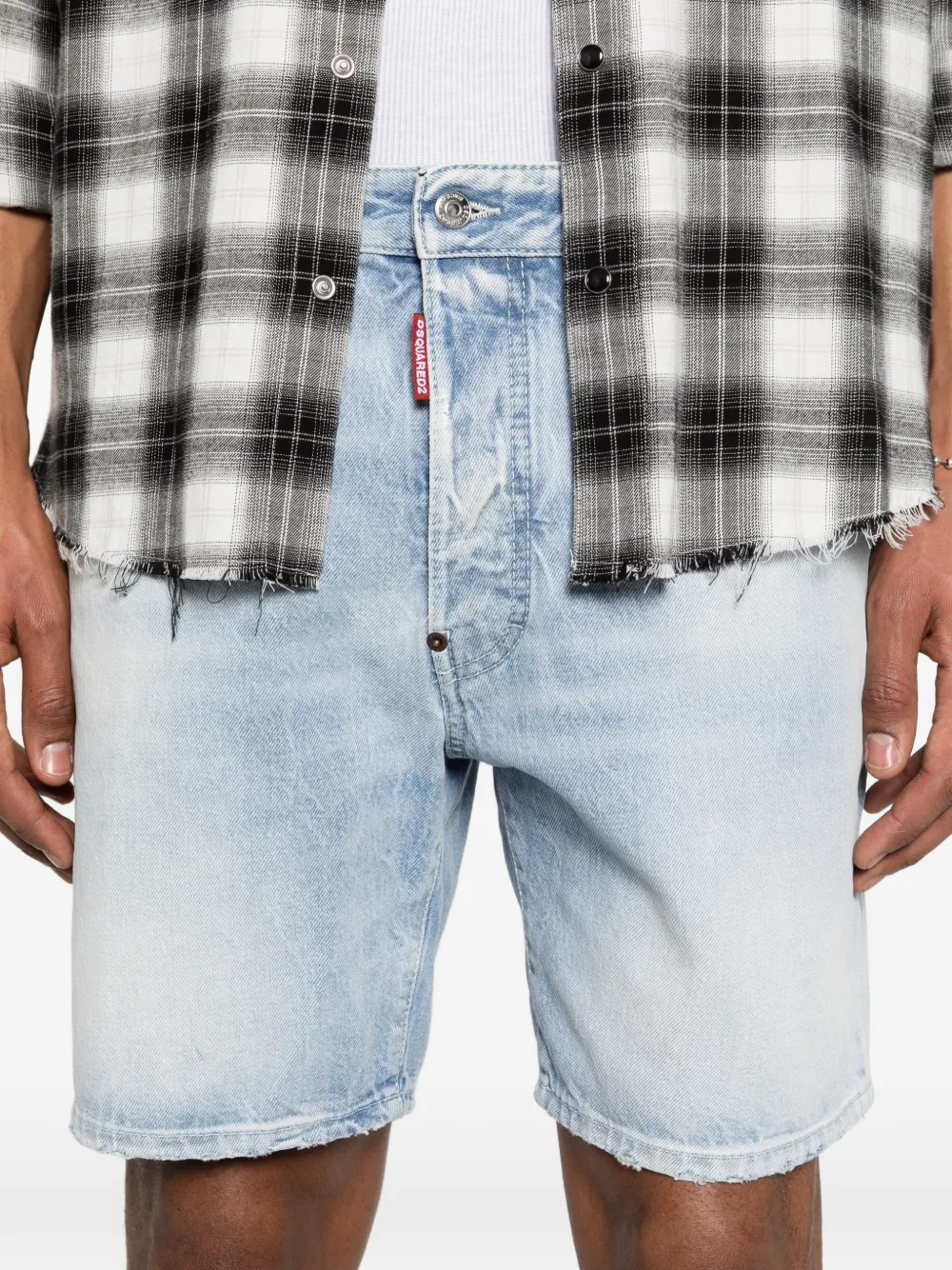 DSQUARED2 Denim shorts Blauw
