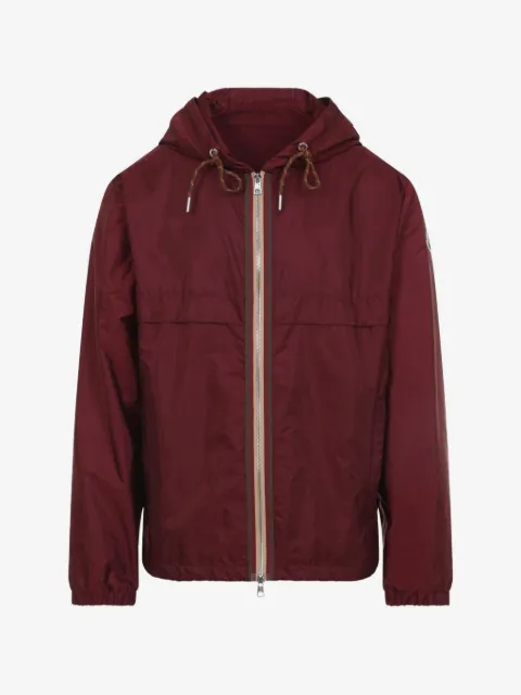 Moncler manteau zippé à capuche
