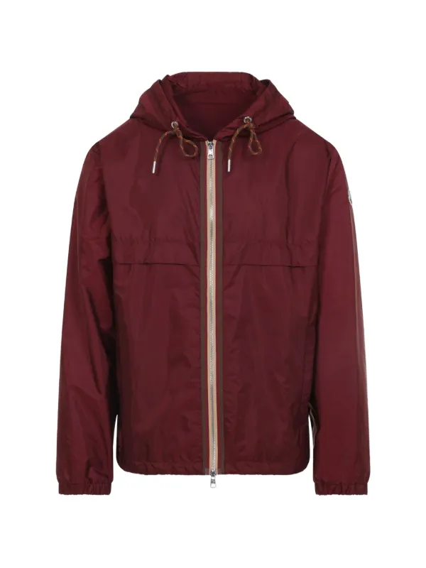 【美品】　MONCLER　TUILE コート フーデッドコート Moncler フーデッドコート | レッド | FARFETCH JP