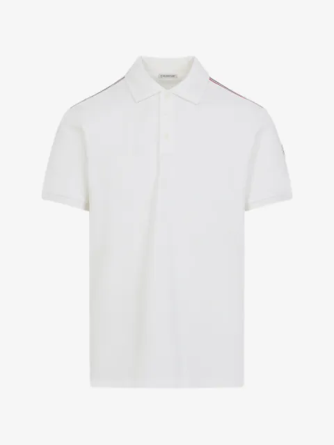 Moncler playera tipo polo con rayas