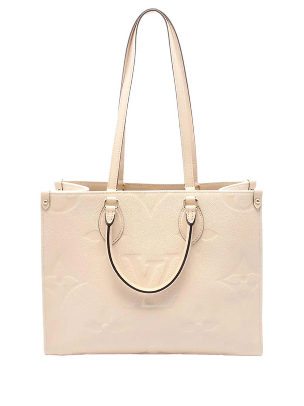 Louis Vuitton Pre-Owned 2021-2026 Monogram Empreinte OnTheGo MM satchel - Marrone