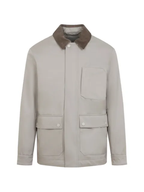 Canali button pocket jacket