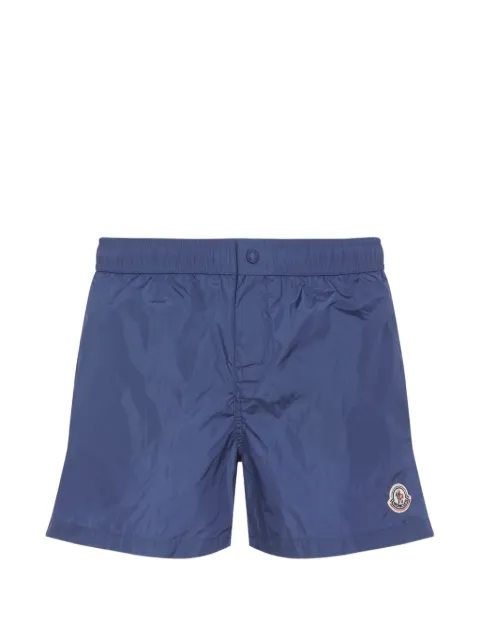 Moncler logo patch swim shorts