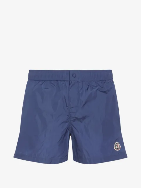Moncler logo-patch swim shorts
