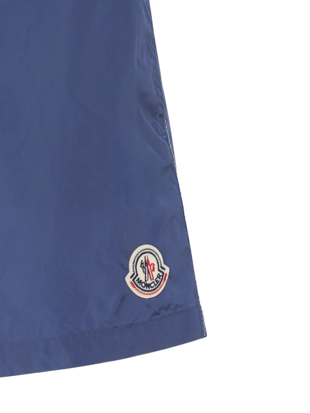  Moncler Logo Patch Swim Shorts - Blue 