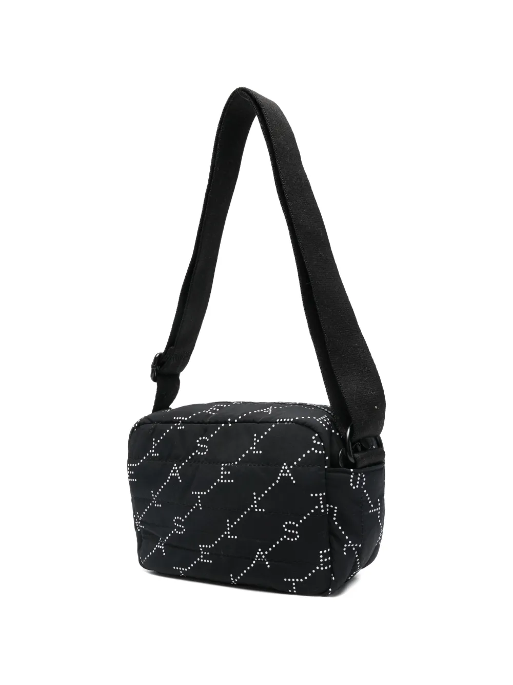 Stella McCartney Kids Diaper crossbodytas met stippen Zwart
