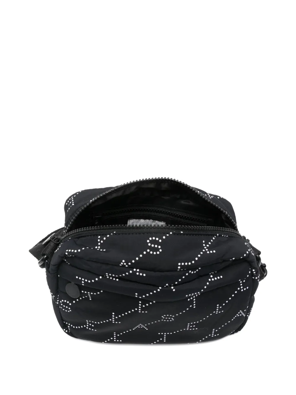 Stella McCartney Kids Diaper crossbodytas met stippen Zwart