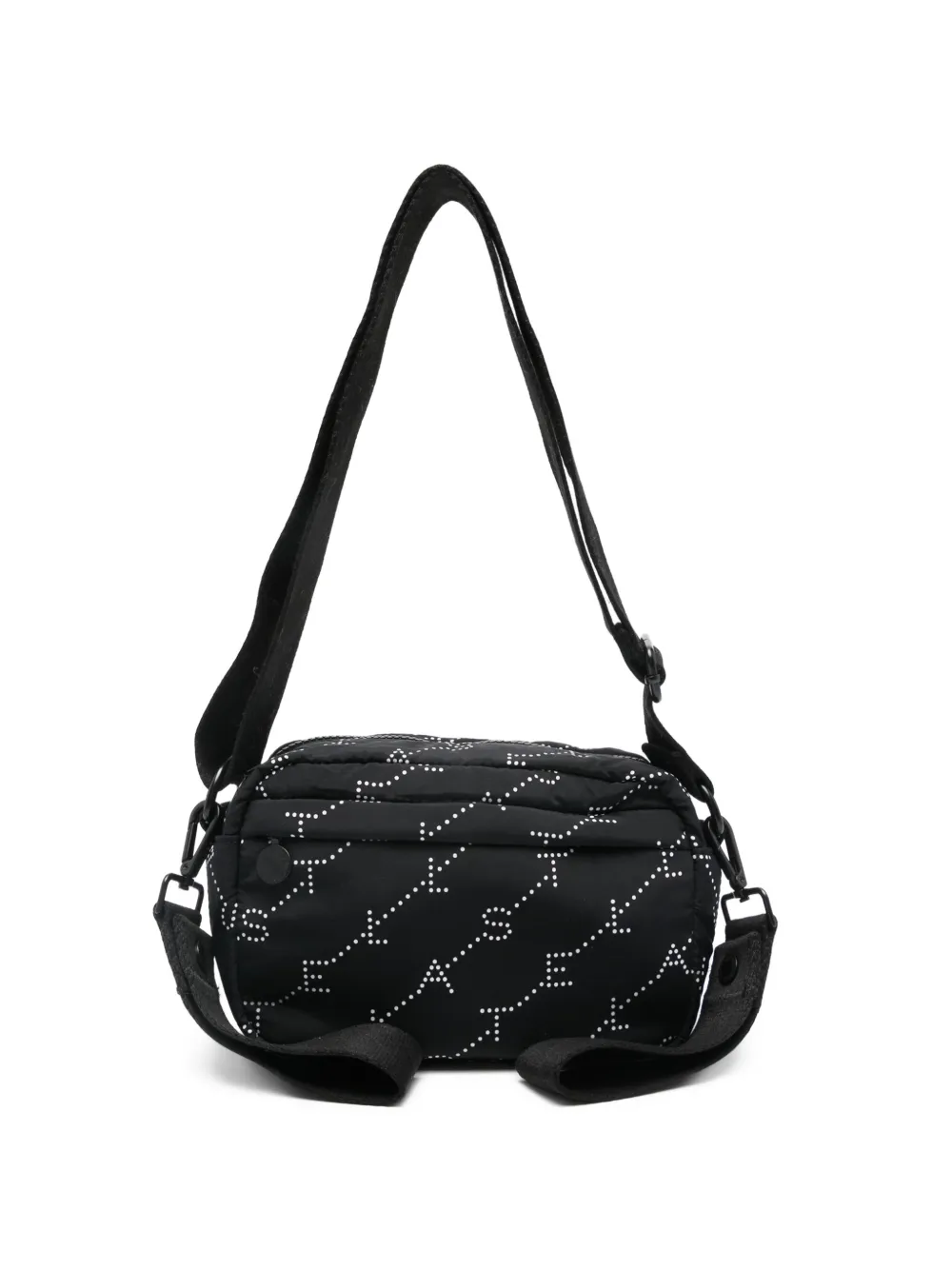 Stella McCartney Kids Diaper dotted-print crossbody bag - Nero