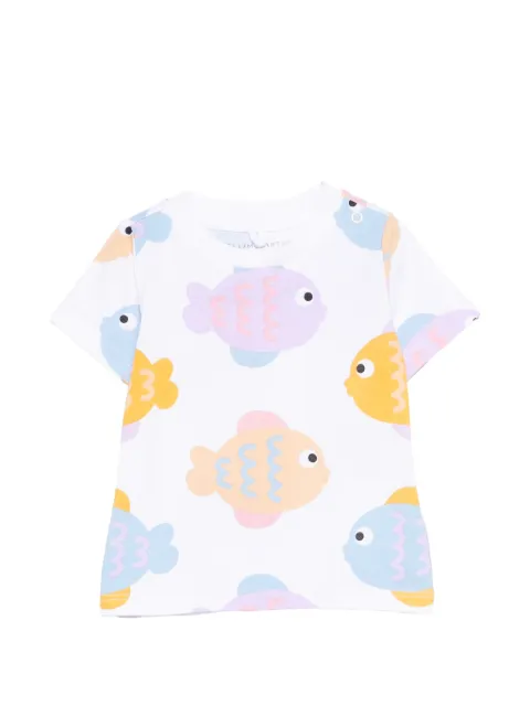 Stella McCartney Kids fish-print T-shirt