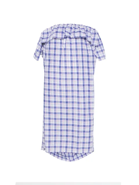 Sofie D'hoore Dolabella ruffled plaid dress