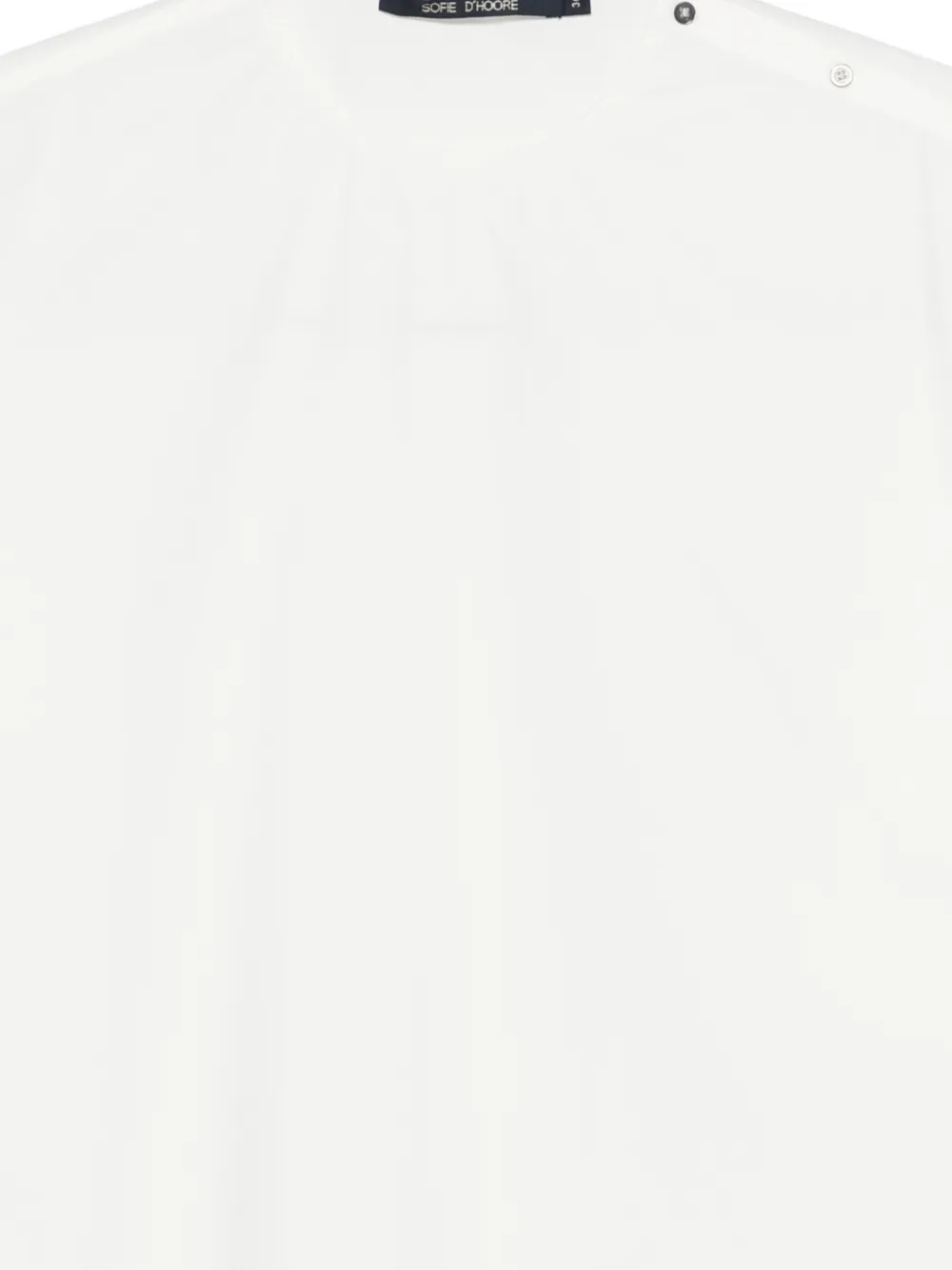  Sofie D'hoore Barel Crewneck Long-sleeved Top - White 