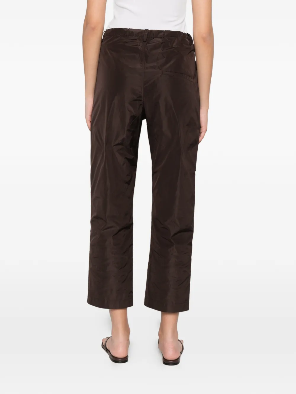 Sofie D'hoore Broek met elastische taille Bruin