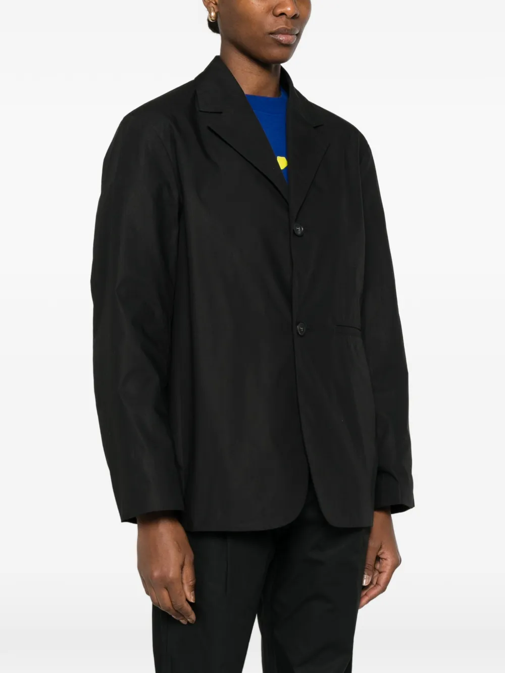  Sofie D'hoore Button Fitted Jacket - Black 