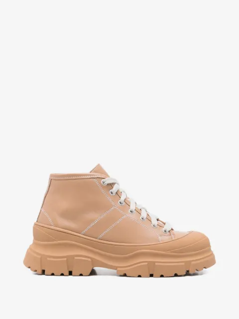 Sofie D'hoore contrast-stitch fairway sneakers