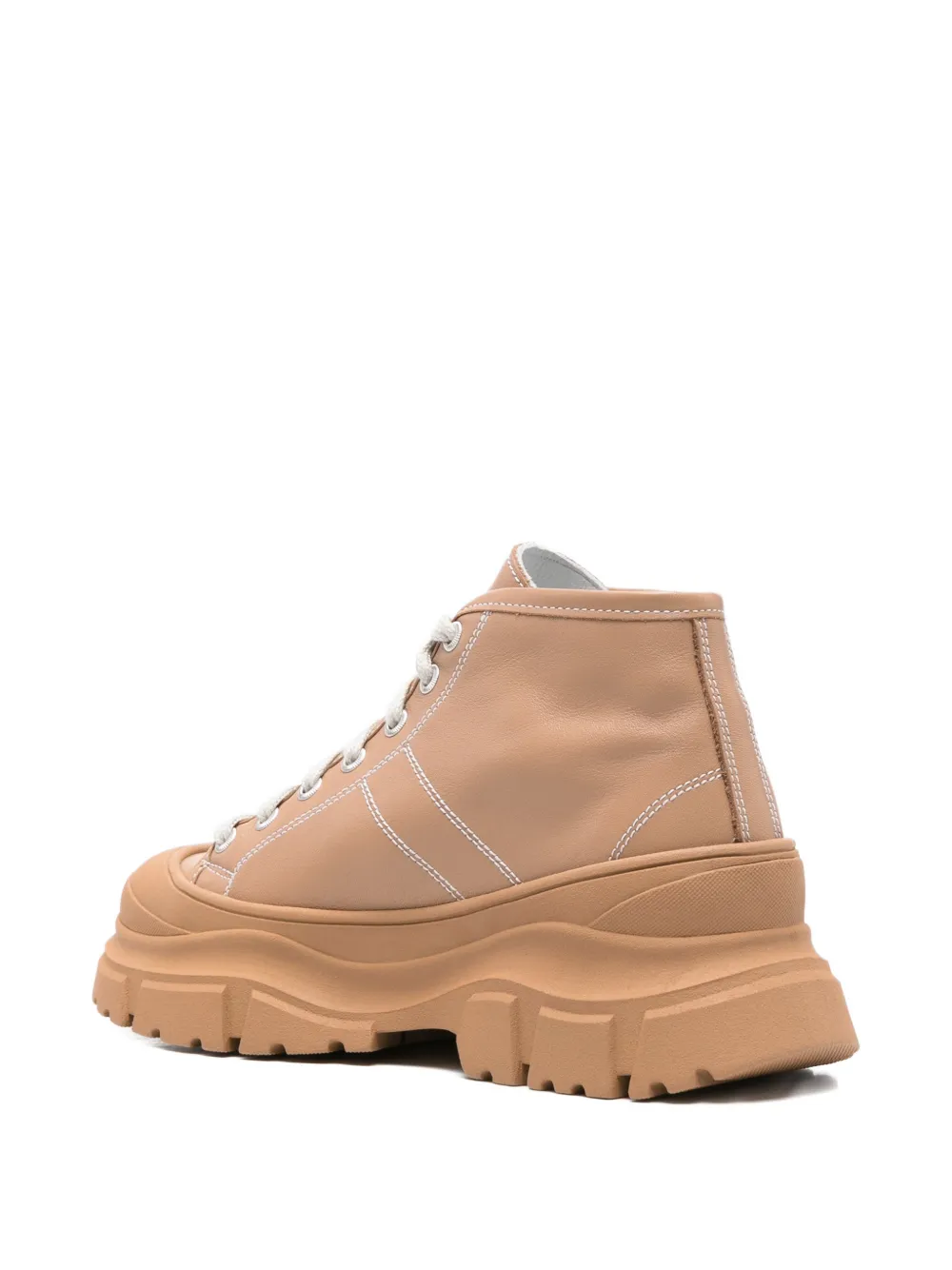 Sofie D'hoore Fairway sneakers met contrasterend stiksel Beige