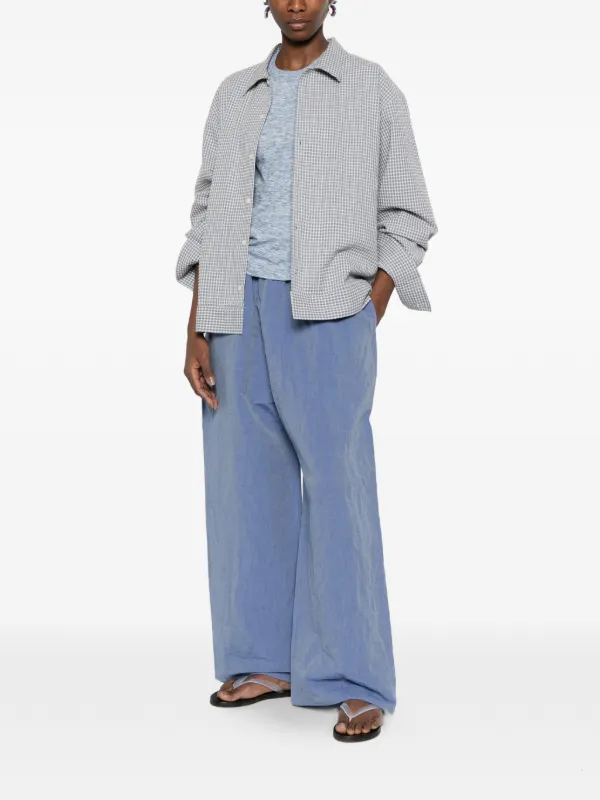 Sofie D'hoore drawstring-waist Trousers | Blue | FARFETCH JO