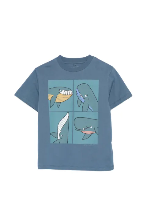 Stella McCartney Kids T-Shirt mit Wal-Print