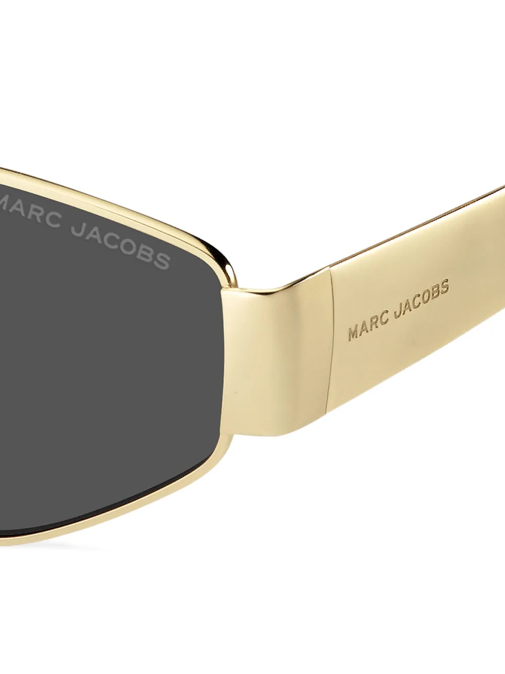 Marc Jacobs Eyewear Zonnebril met geometrisch montuur Goud