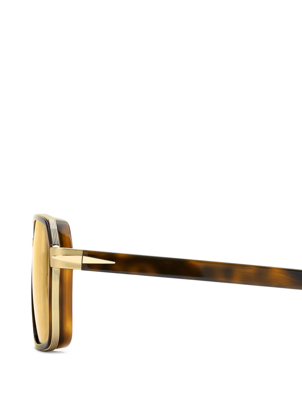 Eyewear by David Beckham Zonnebril met geometrisch montuur Bruin